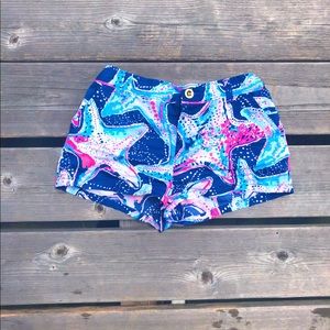 🌸🌊Lily Pulitzer Beach Print Shorts Girls 14🌊🌸